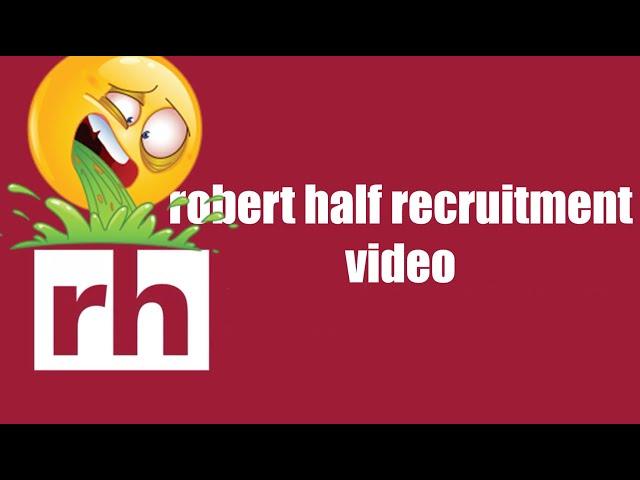 Robert Half Recruitment Video