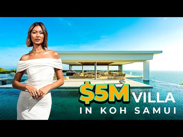 Inside this LUXURY $5M VILLA with a 360 DEGREE INFINITY POOL in Koh Samui