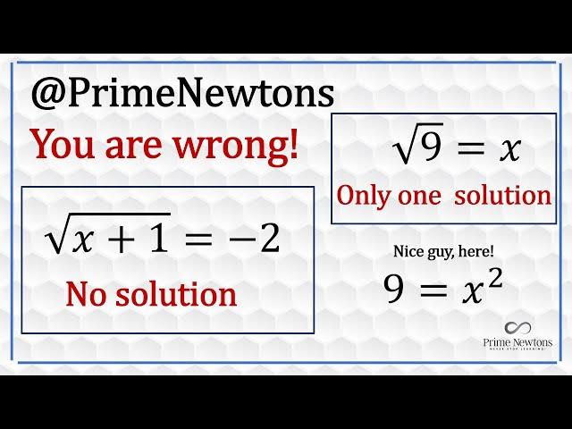 Addressing The Square-Root Confusion