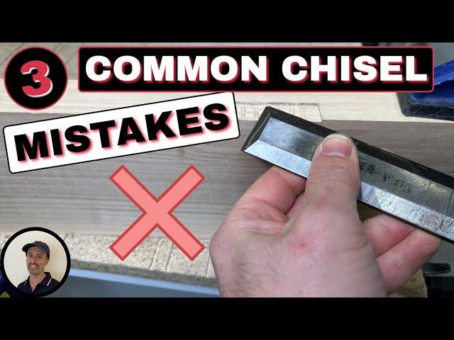 How To Use a Chisel Correctly | How to Use a Wood Chisel | Mistakes Using a Wood Chisel