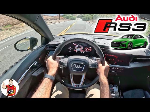 The Exotic Compact // 2024 Audi RS3 Drive Review (POV)