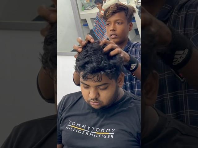 Hair scratching massage BY Kid barber | ASMR