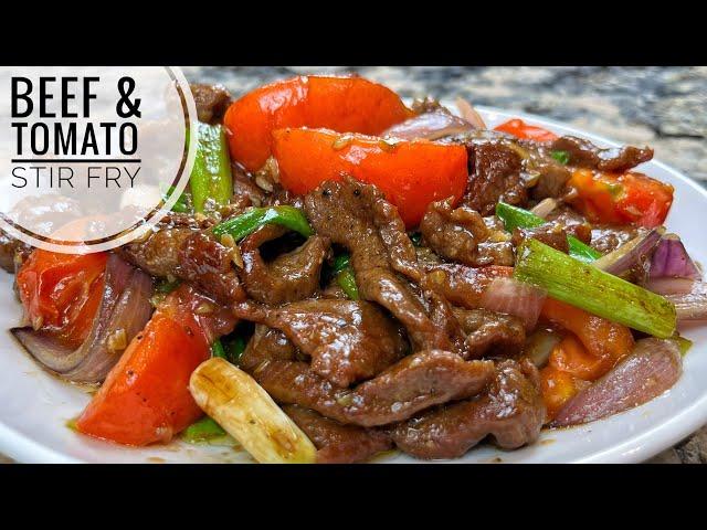 Beef And Tomato Stir Fry | Juicy Beef Stir Fry With Vegetables