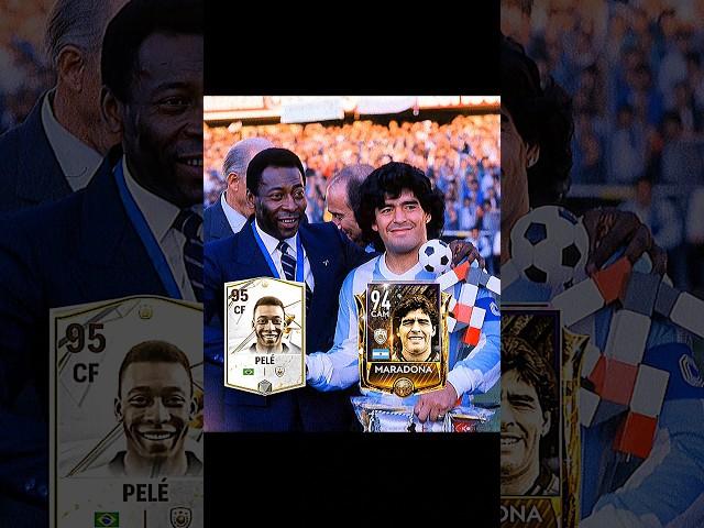 PELÉ VS DIEGO MARADONA |  | LEGENDS COMPARISON #fifamobile #fcmobile #eafcmobile #viral