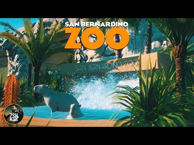 Building an Entrance Garden in Franchise Mode! | San Bernardino Zoo | Planet Zoo