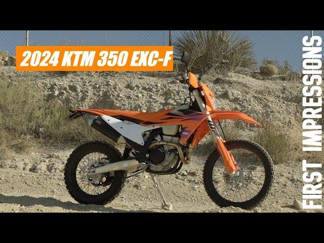 First Ride on the 2024 KTM 350 EXC-F Dual Sport