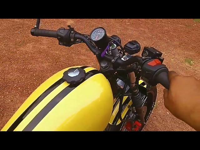 DEMAK D7 125cc Bratstyle Cafe Racer Scrambler Timelapse