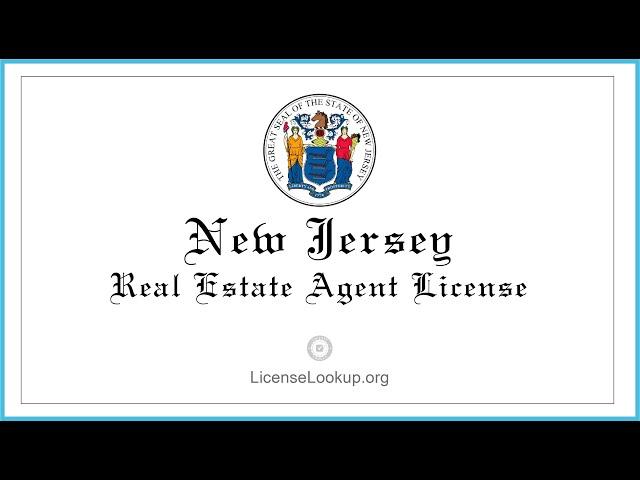 New Jersey Real Estate License - What You need to get started #license #NewJersey