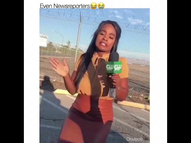 Newscaster doing in my feelings challenge.