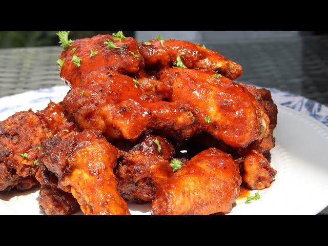 Must Have Crispy Fried Hot Honey Chicken Wings | Better Than Wings Stop