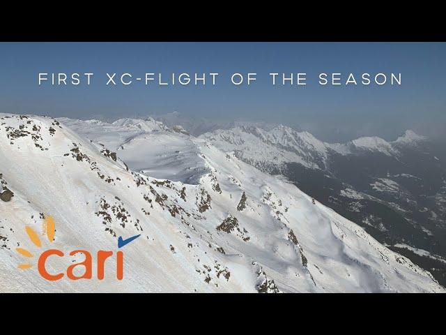 Paragliding XC flight - Carì, Ticino - 87km - February | Swing Agera RS