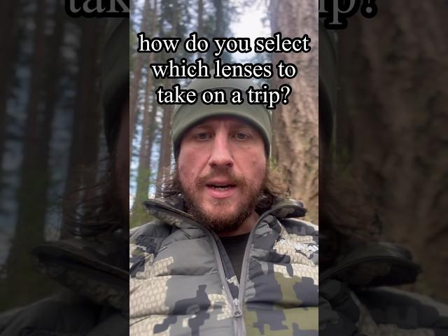 Q&A: How do you select which lenses to take on a trip? #landscapephotography