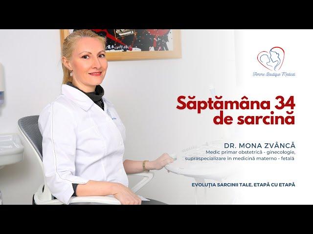 Săptămâna 34 de sarcină I Dr. Mona Zvâncă I Femmeboutiquemedical.com