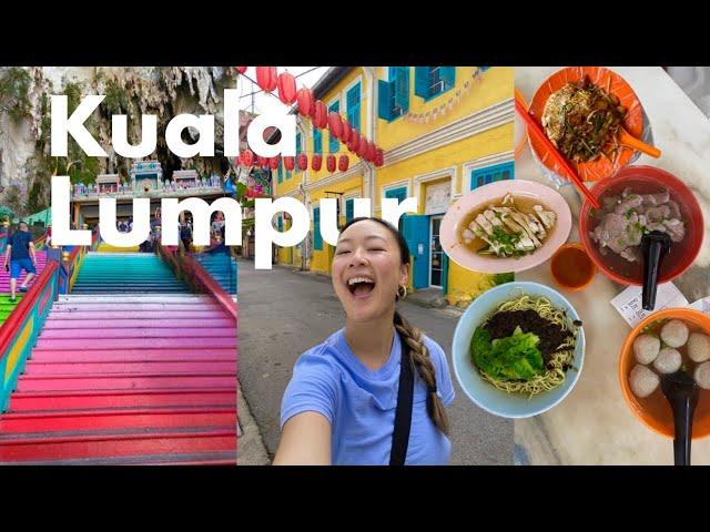 KUALA LUMPUR vlog  PT. I (w/ prices!) | Batu Caves, Little India, and so much GOOD Malaysian food!