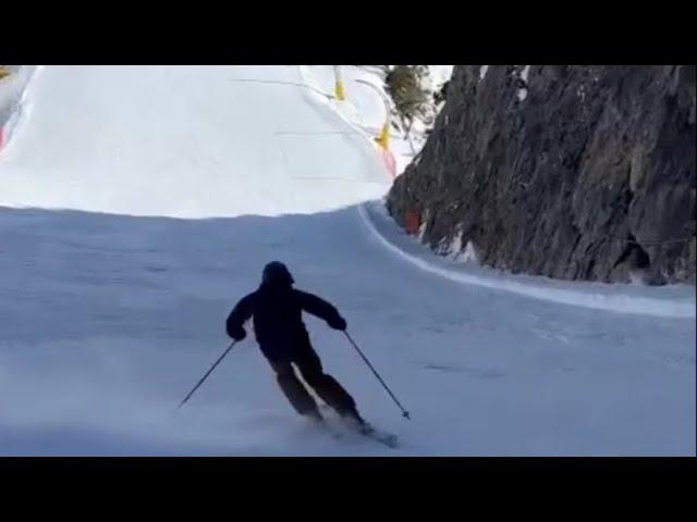 Skiing in Cortina with Matteo Barzan 