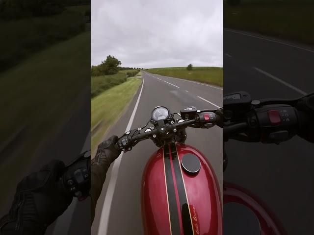 Motorcycle POV setup video is on the channel!  #triumphbobber #motorcyclepov #dji