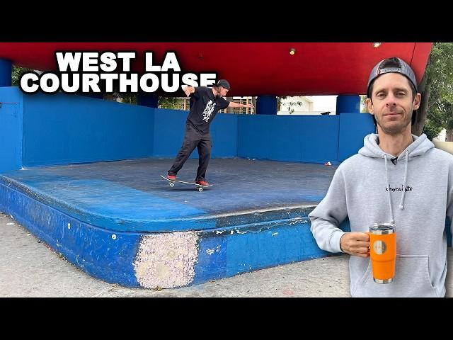 Skating The West LA Courthouse!? Feat. Chris Roberts and Zach Doelling - Spot History Ep. 23