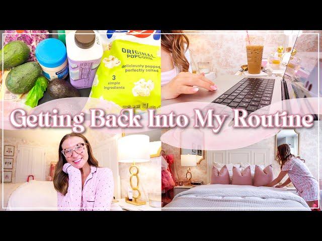 Post Vacation Reset  | Groceries, Laundry, Ice Skating Practice, Self Care, Tanning | Lauren Norris