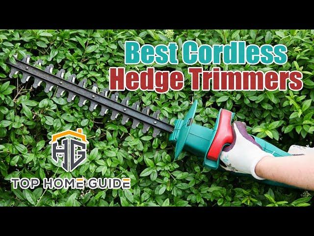 ▶️Hedge Trimmers: Top 5 Best Cordless Hedge Trimmers For 2020 - [ Buying Guide ]