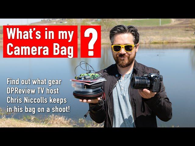 What does Chris keep in his Camera Bag?