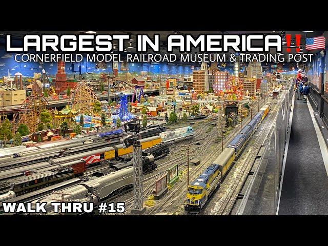 LARGEST family owned O-Gauge train layout in the America!! - Cornerfield Model Railroad Museum