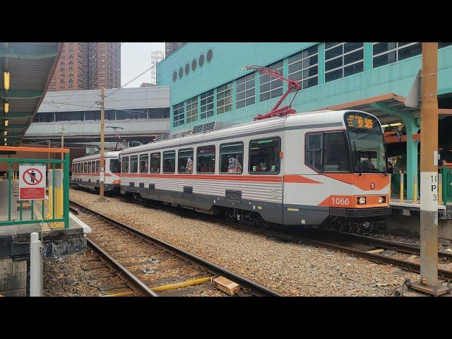 輕鐵505線港鐵重機主題列車往三聖行車片段 Light Rail Route 505 to Sam Shing | Rocky's Studio