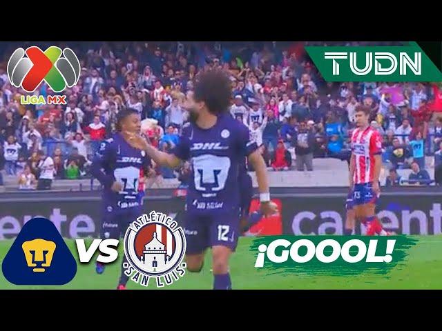 ¡AHORA SÍ! Gol de Chino Huerta  | Pumas 1-0 Atl San Luis | Liga Mx -AP2024 - J12 | TUDN