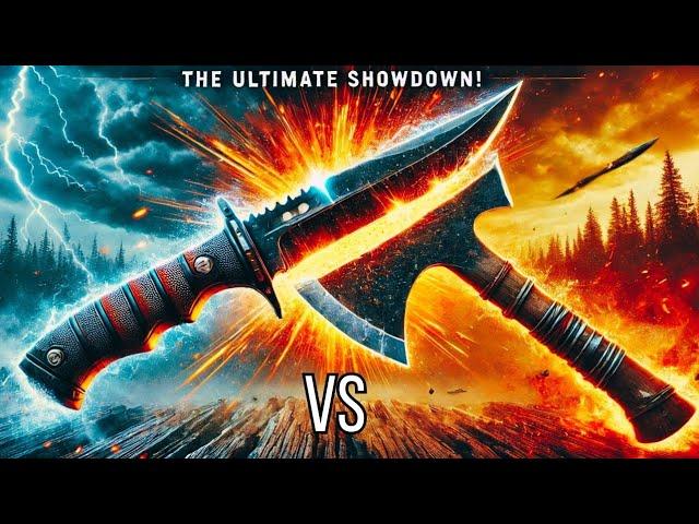 BUSHCRAFT TOOLS: HATCHET vs KNIFE: The Ultimate Bushcraft Tool Battle!