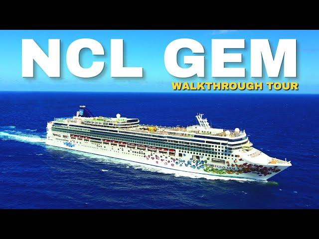 NCL Gem | Full Ship Walkthrough Tour & Review 4K | Norwegian Cruise Lines