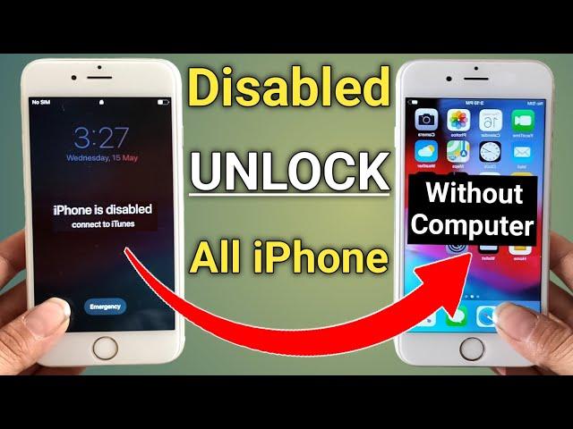 iphone is disabled connect to itunes fixed || Without Computer