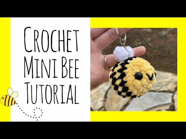 Crochet Mini Bee Tutorial | Beginner Friendly!