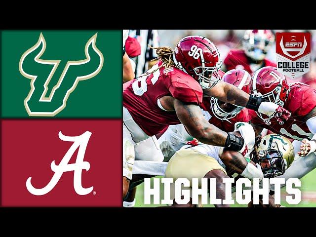 South Florida Bulls vs. Alabama Crimson Tide | Full Game Highlights | ESPN College Football