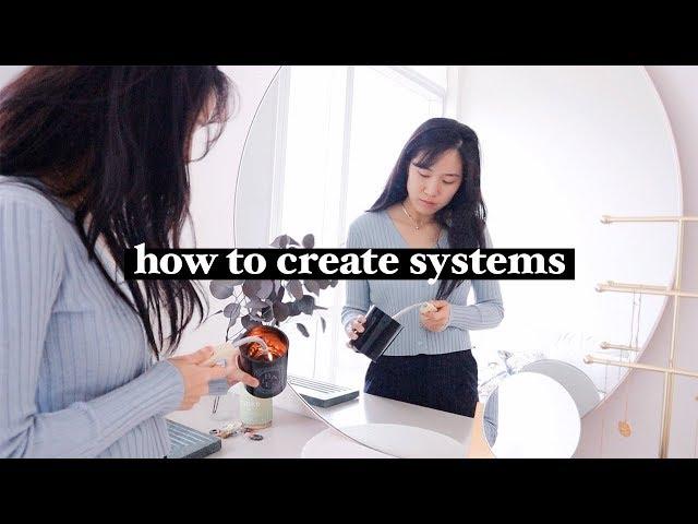 the one habit you need: how to set systems (vs goals) ft. tidy with me