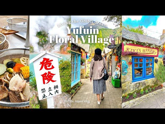 Visiting the Ghibli village in Japan| Yufuin Floral village, Hells of Beppu Oita | Japan travel vlog