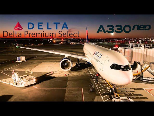  New York JFK - Paris CDG  Delta A330neo PREMIUM [FULL FLIGHT REPORT]