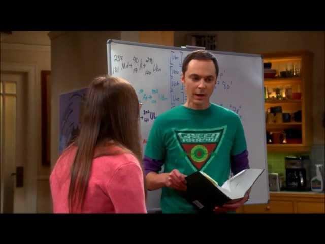 Sheldon discovers a mistake about his mind baby (TBBT: The Romance Resonance)