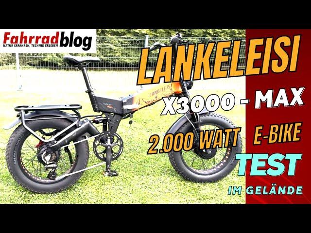 Lankeleisi X3000 Max V2 E-Bike im Test: Aufbau, Bedienung, Einstellungen und Gelände-Performance!