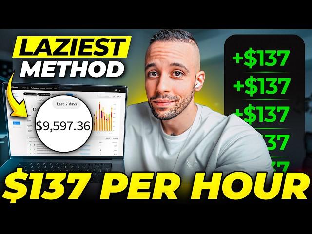 LAZY Ai Side Hustle That's Making $137/Hour (How To Make Money Online 2025)