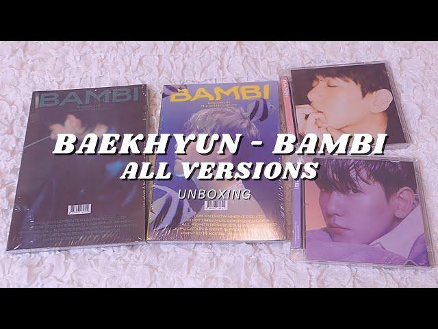 [FR]  UNBOXING BAEKHYUN 백현 - BAMBI (PHOTOBOOK & JEWEL CASE VER.)