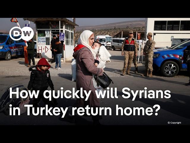 Joy and hope as Syrians in Turkey weigh decision to return home after Assad's fall | DW News