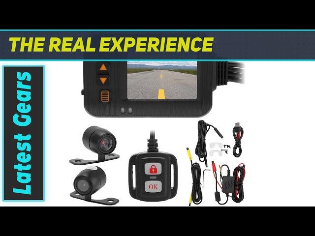 Motorcycle Driving Recorder 2inch Dash Cam 1080P+720P HD Lens – Best Waterproof DVR for Bikers