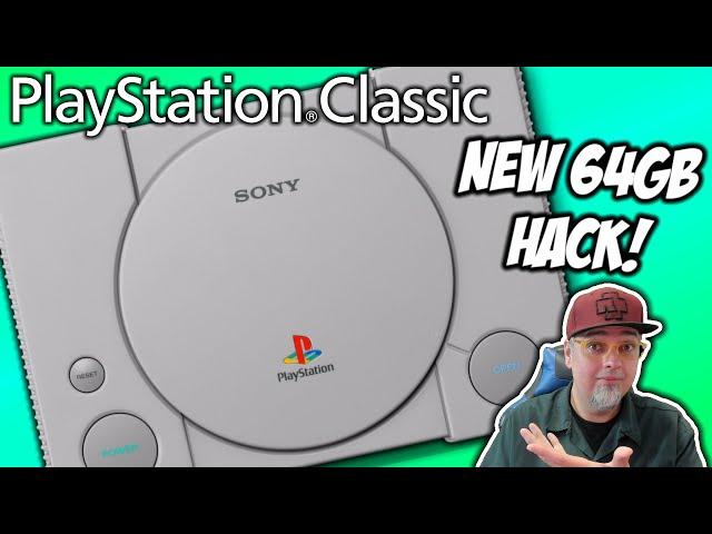 NEW PlayStation Classic 64gb Hack Build! Tons Of Retro Gaming Goodness!