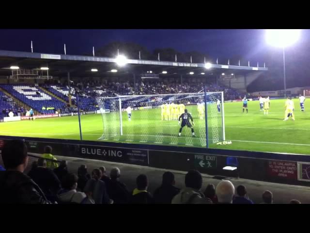 Ryan Lowe Free Kick (Bury vs Leicester, 23/08/2011)