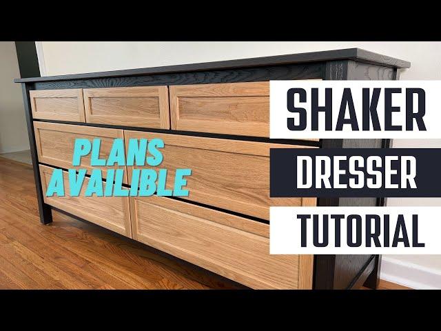 Milton Dresser Build - Modern Shaker Furniture Build - by Dailey Woodworks in Bryan, Texas