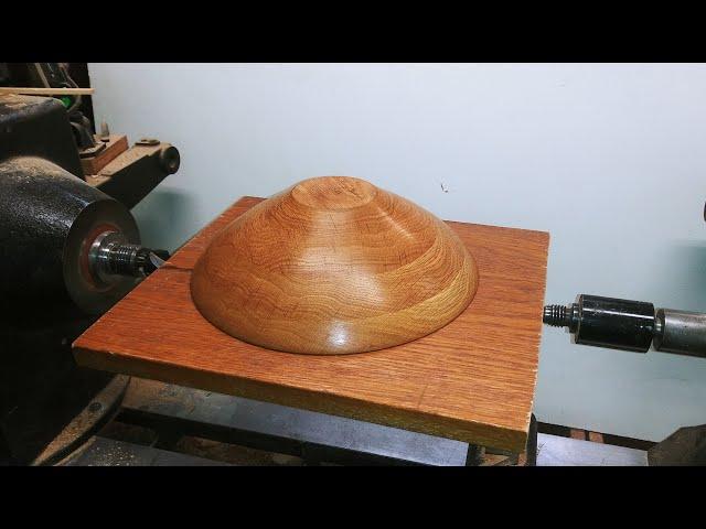 Wood Turning A Shelf Into A Bowl - NO JOKE