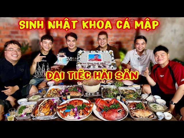 Bánh Kem Hải Sản 20 Triệu To Nhất Việt Nam Toàn Món Ngon Mừng Sinh Nhật Khoa Cá Mập