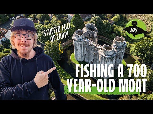 FISHING a MEDIEVAL MOAT!? | NOT what I was expecting!