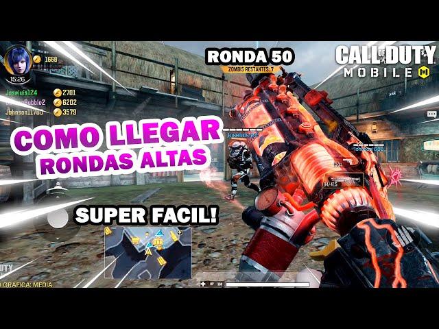 LLEGA A RONDAS ALTAS 40 50 Y 60 SUPER FACIL!! EN ZOMBIES TIPS Y CONSEJOS COD MOBILE! | Dimitry