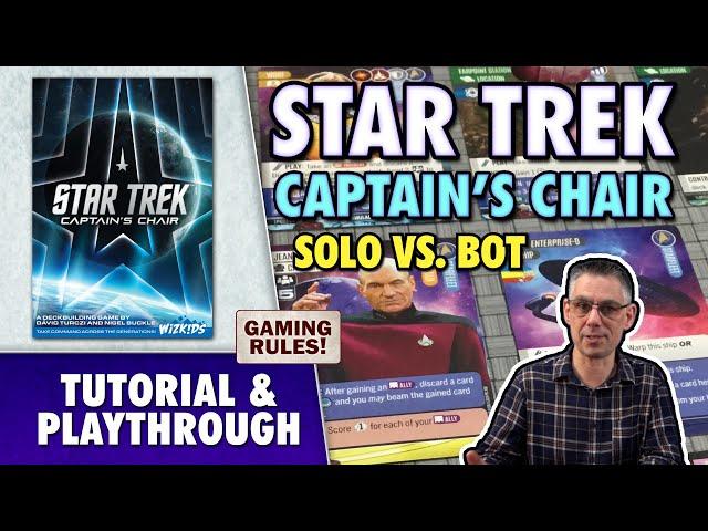 Star Trek: Captain's Chair - Solo Mode vs Bot - Official tutorial & playthrough