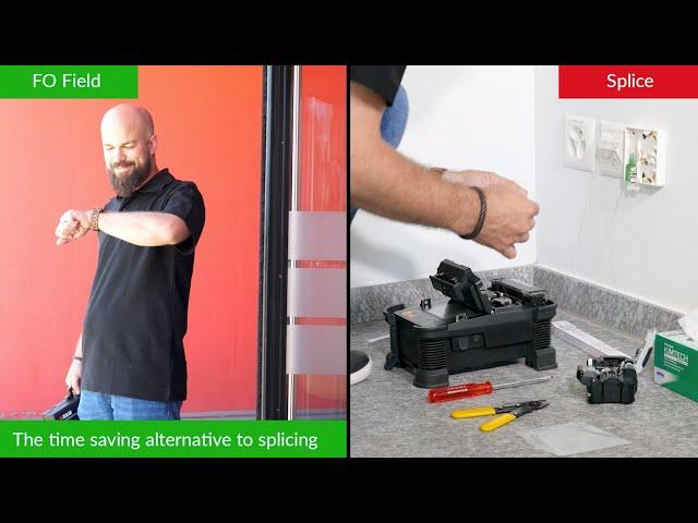 Mount a Fiber Optic Connector in a Minute – a real Alternative to Splicing